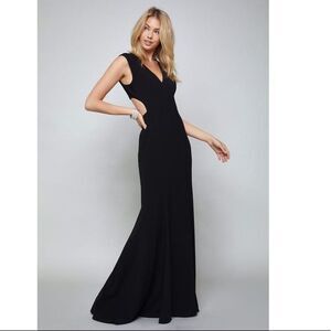 NWT Bebe dress Small Evening Gown Formal wedding cocktail Black